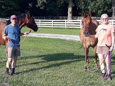 A happy Plattsburg Equine Center customer